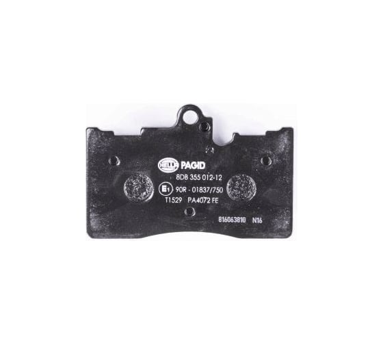 Колодки дисковые органические (NAO), передняя ось, Lexus GS 2012>, IS 2013> Hella 8DB 355 036-881