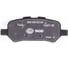 Колодки дисковые органические (NAO), задняя ось, Toyota Venza 2008-2016 Hella 8DB 355 036-951 3