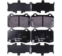 Колодки дисковые органические (NAO), задняя ось, Grand Cherockee IV 2010> Hella 8DB 355 037-621