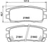 Колодки тормозные дисковые, задняя ось Hella 8DB 355 016-471 4