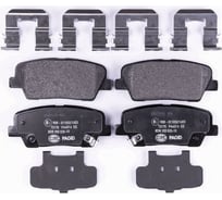Колодки тормозные дисковые, задняя ось Hella 8DB 355 020-101