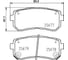 Колодки тормозные дисковые, задняя ось Hella 8DB 355 020-851 4