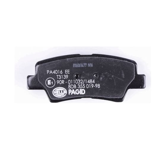 Колодки тормозные дисковые, задняя ось Hella 8DB 355 025-661 1