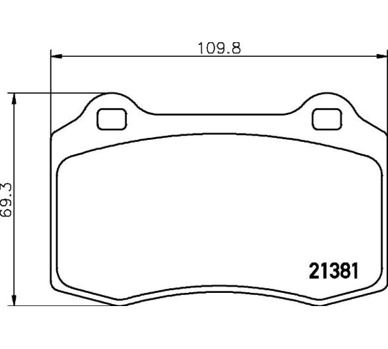 Колодки тормозные дисковые, передняя и задняя ось Hella 8DB 355 006-591