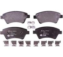 Колодки тормозные дисковые, передняя ось Hella 8DB 355 010-541