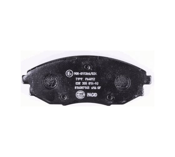 Колодки тормозные дисковые, передняя ось Hella 8DB 355 014-931