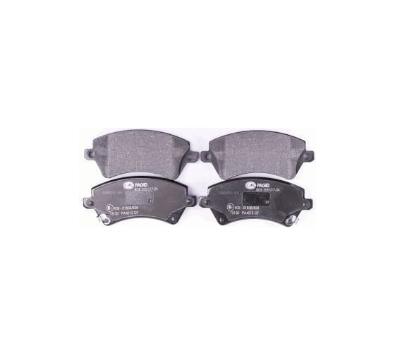 Колодки тормозные дисковые, передняя ось Hella 8DB 355 017-241