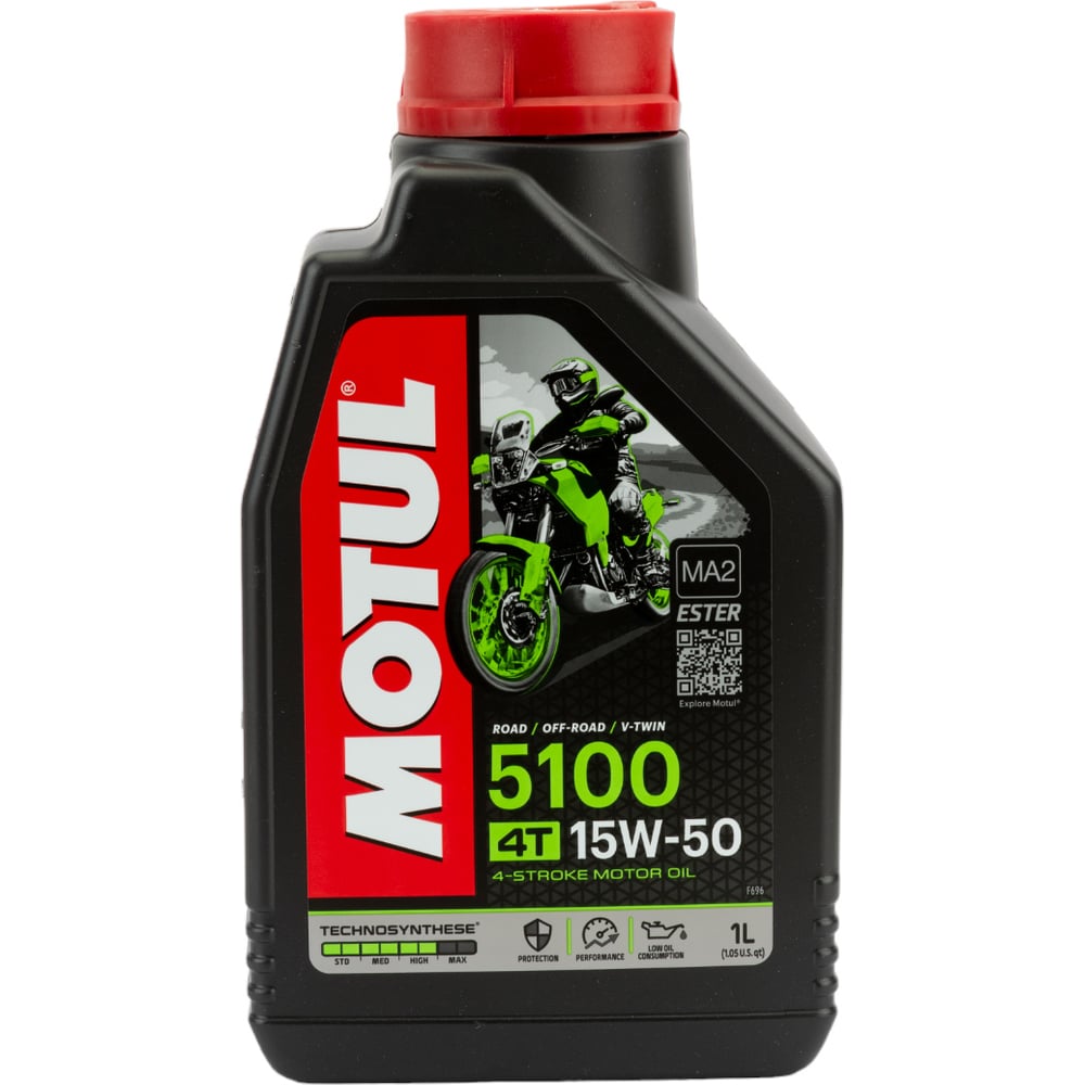 Моторное масло 5100 4T SAE 15W50 1 л MOTUL 112158 - выгодная цена ...