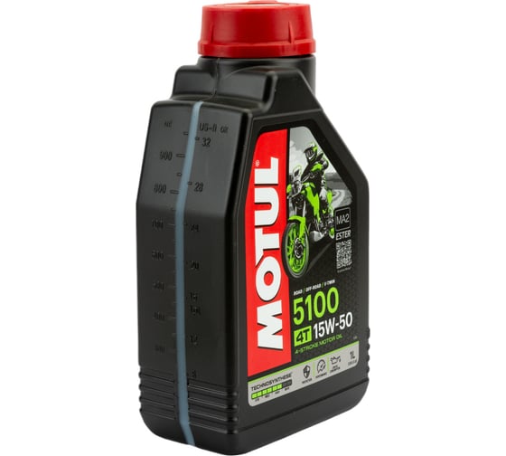 Моторное масло 5100 4T SAE 15W50 1 л MOTUL 112158
