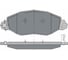 Колодки тормозные (комплект 4 шт.) SCT SP281 1