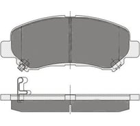 Колодки тормозные (комплект 4 шт.) SCT SP377