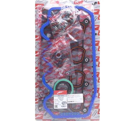 Комплект прокладок двигателя PATRON верхний с прокладкой ГБЦ CHG FORD FOCUS 2.0 8V Split Port (F8CE/ YS4E) 98> PG1-1070 1