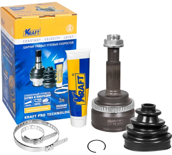 ШРУС наружный для а/м toyota corolla/тойота королла 1.4-1.6 (02-07) abs KRAFT KT 059113 1