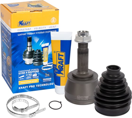 ШРУС наружный для а/м fiat albea/фиат альбеа, palio/палио (96-) KRAFT KT 059241 1