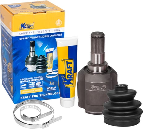 ШРУС внутренний левый для а/м kia cerato/киа серато 2.0 (04-), sportage/спортейдж 2.0 crdi (04-) KRAFT KT 059082