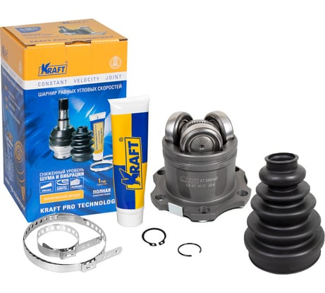 ШРУС внутренний для а/м vw golf iv/фольксваген гольф 4 1.6-2.3, polo/поло (99-) 1.4-1.9td , skoda fabia/шкода фабия (00-07) KRAFT KT 059147