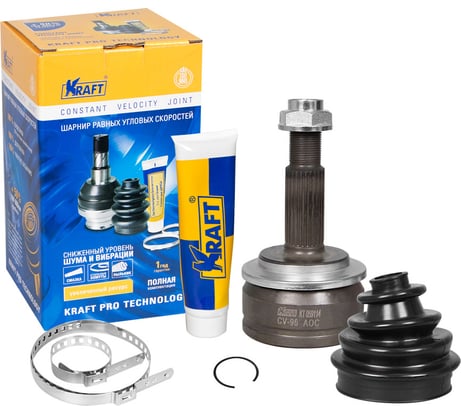 ШРУС наружный для а/м toyota auris/тойота аурис 1.4-1.8 (07-12), avensis/авенсис 1.6-1.8 (08-), corolla/королла 1.4-1.6 (07-) KRAFT KT 059114