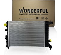 Радиатор охлаждения для а/м Chevrolet Aveo T300 (11-) AT Opel Mokka (13-) 1.8 95460096 Т WONDERFUL 906225