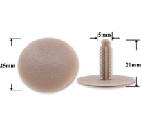 Автокрепеж для Daewoo, GM, Opel 09409-06310-5EH Крепавто 0227