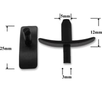 Автокрепеж для Volvo 10 шт 91330738 КрепАвто 0274