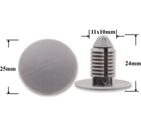 Автокрепеж для GM 1619321 КрепАвто 0115-3