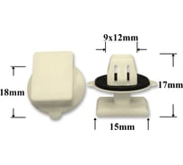 Автокрепеж для Lexus, Toyota 5381348011 КрепАвто 0336