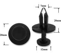 Автокрепеж для Chrysler 10 шт 6506132AA КрепАвто 0280