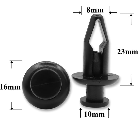 Автокрепеж для Infiniti Nissan 10 шт 7688257A00 КрепАвто 0425 1