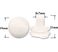 Автокрепеж для GM 10 шт 2064891, 9818648, 9883583 КрепАвто 0354