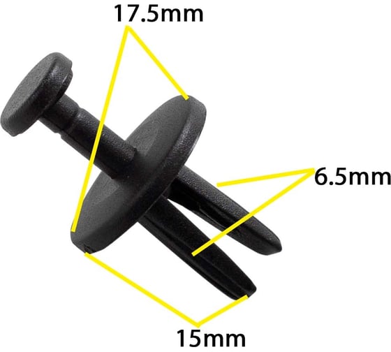 Автокрепеж для Chrysler GM 10 шт 14019205, 34201621, 16514113, 6504090 КрепАвто 0378