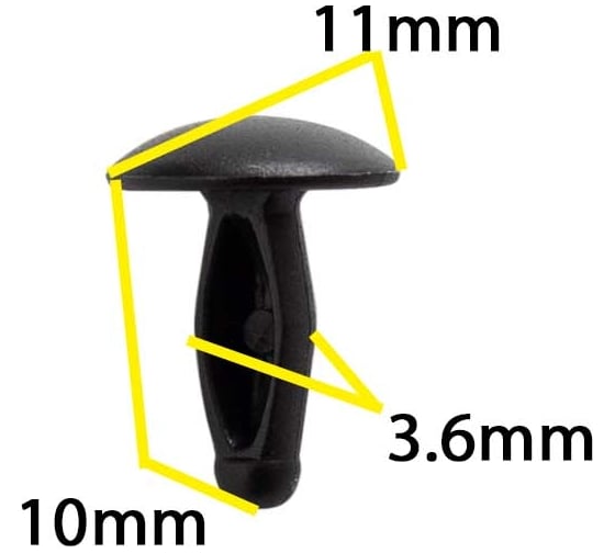 Автокрепеж для GM 10 шт 4801268 КрепАвто 0563 1