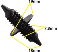 Автокрепеж для GM 10 шт 15672328 КрепАвто 0554