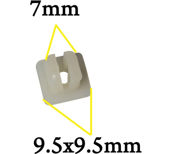 Автокрепеж для Acura Honda 10 шт 34301692A0000 КрепАвто 0528