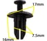 Автокрепеж для Acura Honda 10 шт 91570SK7003ZF КрепАвто 0532 1