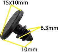 Автокрепеж для Acura Honda 10 шт 72311S10003 КрепАвто 0513