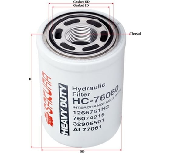 Фильтр гидравлический Sakura HC76080