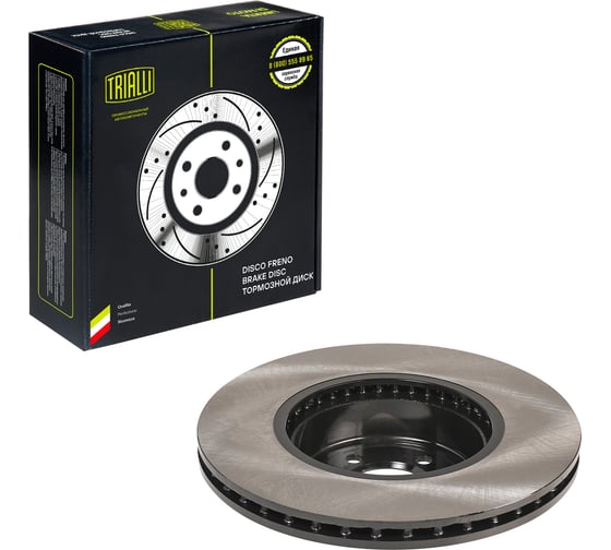 Диск тормозной передний для автомобилей bmw 3 (f30) (11-) / 4 (f32) (13-) d=370 (m-sport) TRIALLI DF 210215