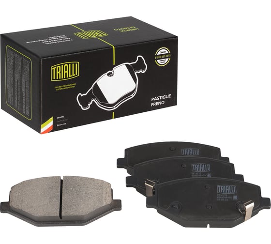 Колодки тормозные дисковые передние Geely Coolray (20-) TRIALLI PF 4129