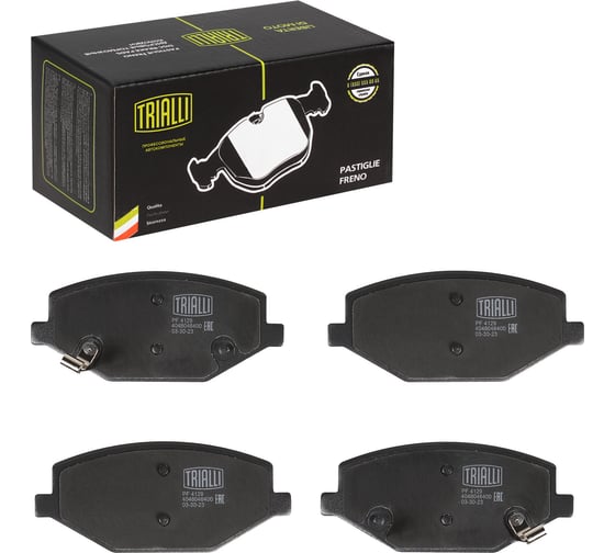 Колодки тормозные дисковые передние Geely Coolray (20-) TRIALLI PF 4129