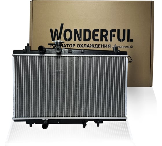 Радиатор охлаждения для а/м Geely Оtaka (07-)/MK (06-)/MK Cross (10-) 1.5i MT 1602041180-01 WONDERFUL 906221 1