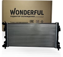 Радиатор охлаждения для а/м VW Polo Sedan (10-)/(20-)/ Skoda Rapid (12-)/(20-) АС+ TM WONDERFUL 906202