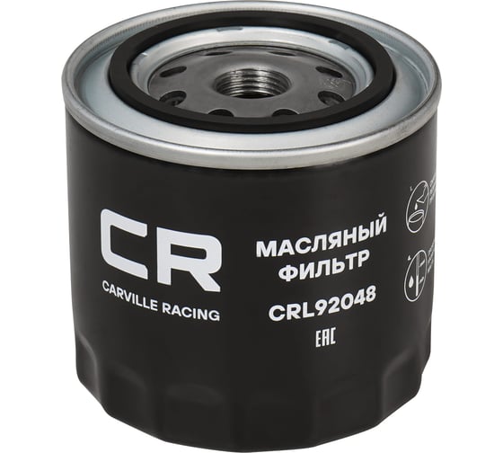 Фильтр масляный для автомобилей nissan pathfinder (05-)/np 300 (05-) 2.5d/toyota avensis(97-) 1.6i CARVILLE RACING CRL92048 1