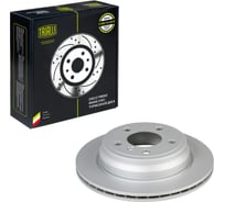 Диск тормозной задний для автомобилей BMW 3 (F30) (11-) / 4 (F32) (13-) d=300 (окрашенный) (2 шт.) TRIALLI DF 190412