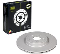 Диск тормозной задний для автомобилей Jaguar XF (15-) / XE (15-) 3.0S d=325 (окрашенный) (2 шт.) TRIALLI DF 190434