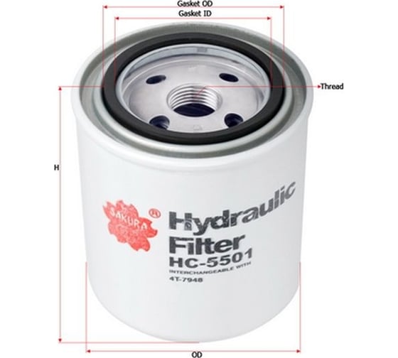 Фильтр гидравлический Sakura HC5501