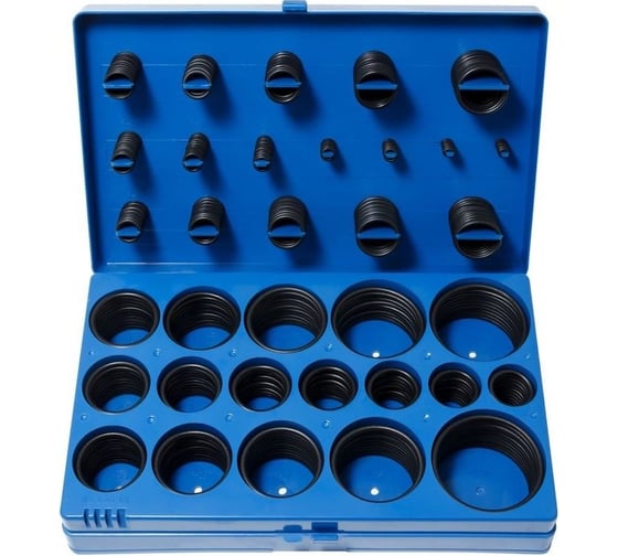 Кольца уплотнительные резиновые маслобензостойкие 407 предмета, дюймовые Forsage F-720 1