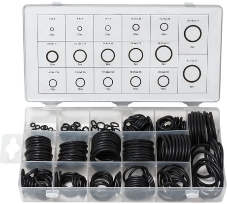 Кольца уплотнительные резиновые маслобензостойкие 222 предмета Forsage F-779