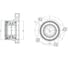 Ступица задняя левая с подшипником для автомобиля Toyota Land Cruiser Prado (02-)/Land Cruiser Prado (09-) TRIALLI MR 1898 4