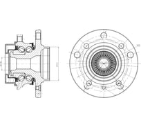 Ступица передняя в сборе с подшипником с монтажным комплектом для автомобиля bmw 1 (f20) (11-)/3 (f30) (11-) xdrive TRIALLI MR 2643