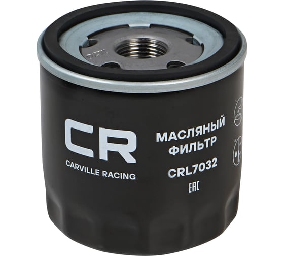 Фильтр масляный для автомобилей Renault Duster (10-) / Scenic (09-) / Megane Grandtour (09-) 1.5D с системой Start/Stop CARVILLE RACING CRL7032 1